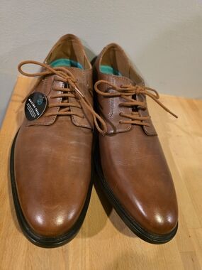 Bostonian Men’s Brown Leather Lace-Up Dress Shoes NEW